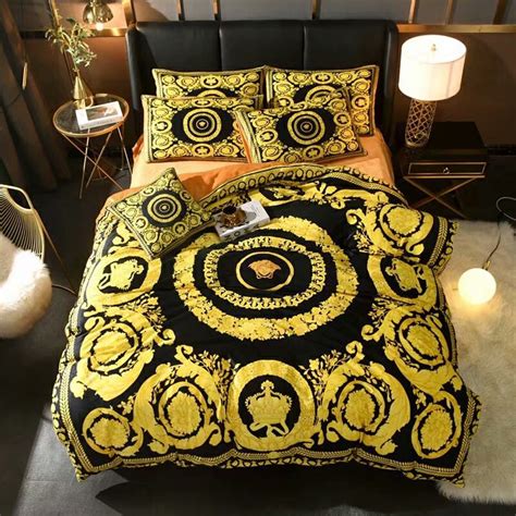 replica versace comforter set|versace style bedroom set.